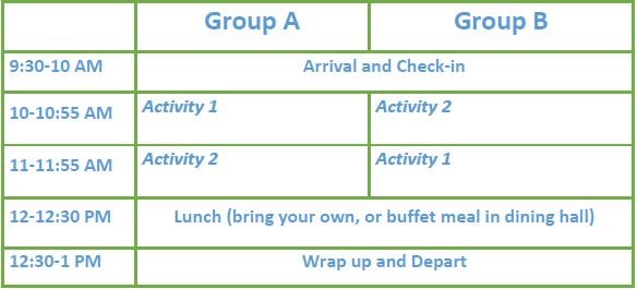 Half Day Packages Sample Schedule For Web