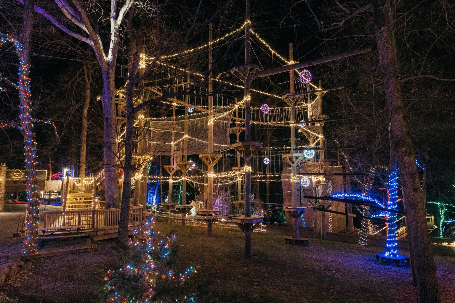 Refreshing Mountain | Christmas Photos 2021 Christmas Obstacle Course Lights 1536X1024 1