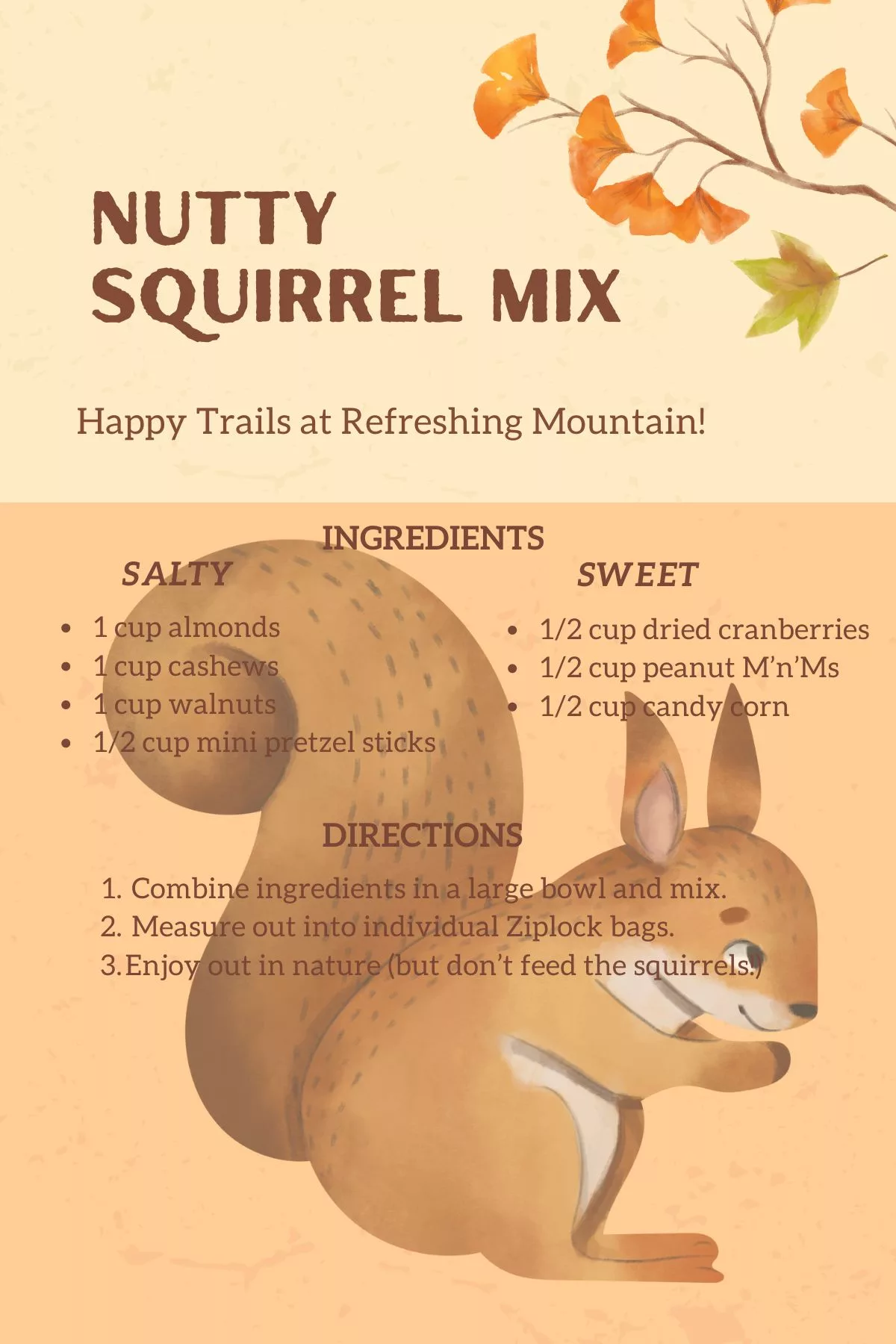 Nutty Squirrel Mix Nutty Squirrel Mix 1 Jpg